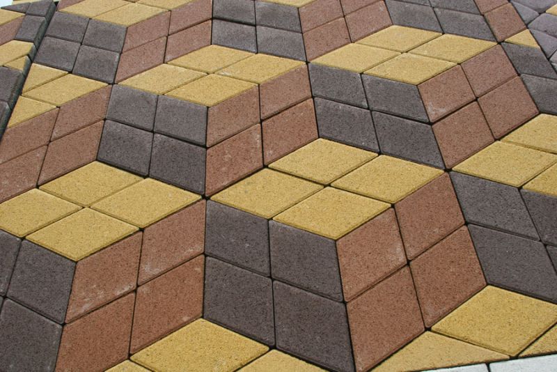 Тротуарная плитка с 3D эффектом Тротуарная плитка с 3D эффектом